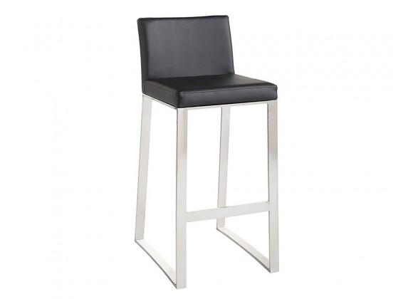 SUNPAN Architect Barstool - Black, Frontview