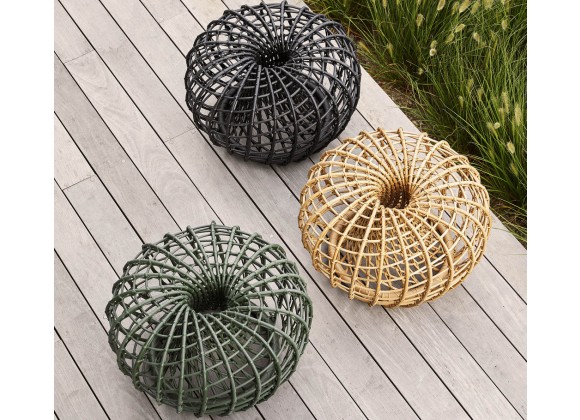 Cane-Line Nest Footstool OUTDOOR, Small, Dia. 26.37 Inch multi colour