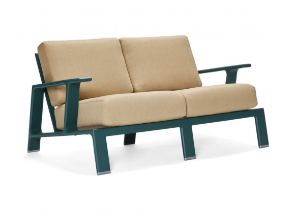 Woodard Elevation Love Seat - Angled
