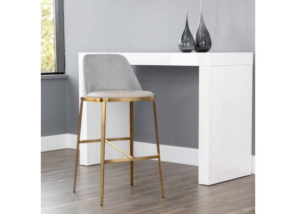 Sunpan Dover Barstool in Napa Stone-Polo Club Stone - Lifestyle