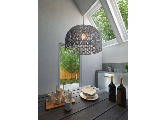 Zuo Modern Paradise Ceiling Lamp Gray - Lifestyle