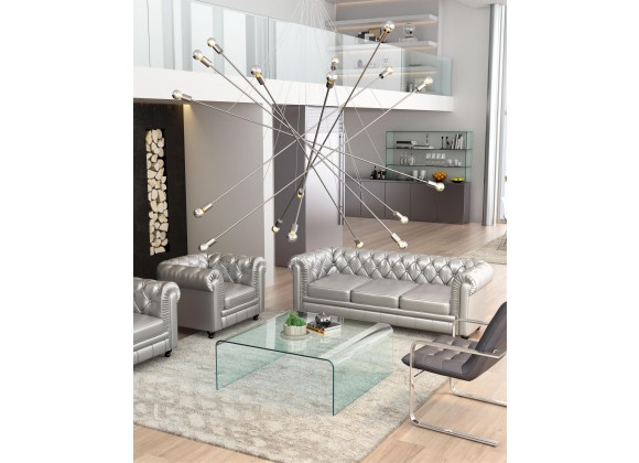 Zuo Modern Belief Ceiling Lamp Chrome - Lifestyle