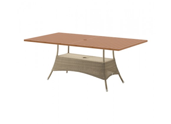 Cane-Line Lansing Dining Table Base Large Taupe