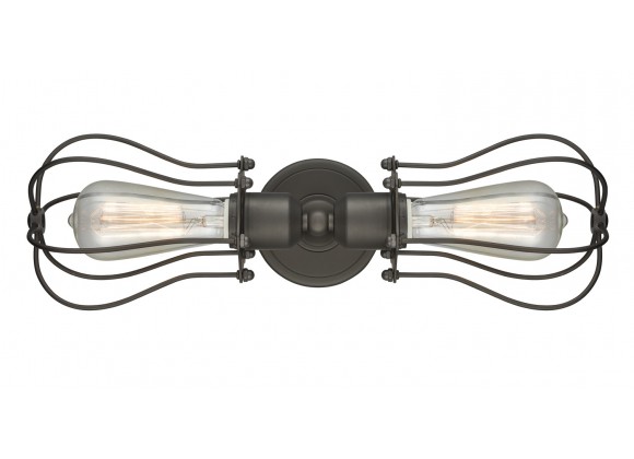 OILED RUBBED BRONZE - METAL WIRE CAGE