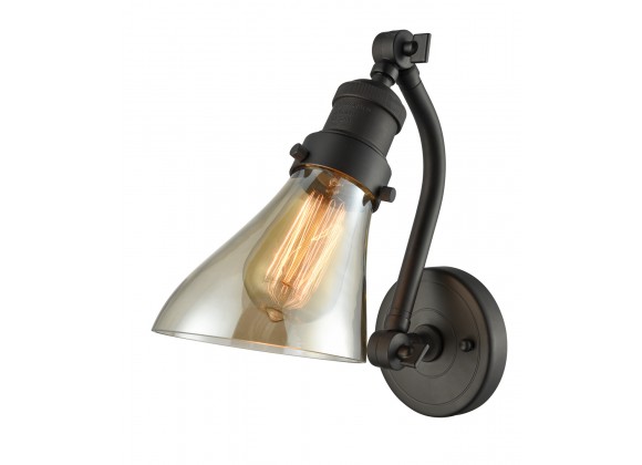 Angle Glass Double Swivel Wall Sconce - AMBER ANGLE GLASS