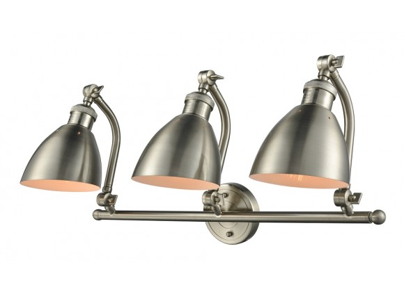 Metal Shade Double Swivel Vanity Light - METAL ANGLE SHADE