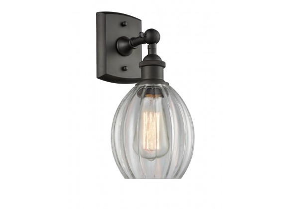 Glass Wall Sconce - Oiled Rubbed Bronze - Oiled Rubbed Bronze