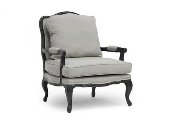 Baxton Studio Antoinette Classic Antiqued French Accent Chair