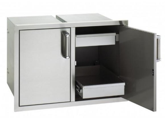 Fire Magic Double Access Doors / 2 Dual Drawers