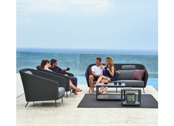 Cane-Line Mega 2-Seater Sofa outdoor view