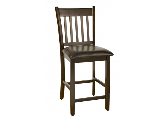 Alpine Furniture Capitola Pub Chairs in Espresso - Angled