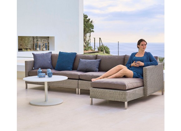 Cane-Line Connect Chaise Lounge Module Sofa, Left