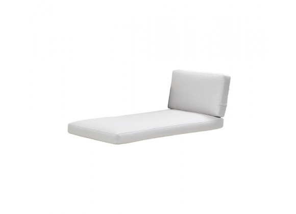Cane-Line Cushion Set For Connect Chaise Lounge, Right White