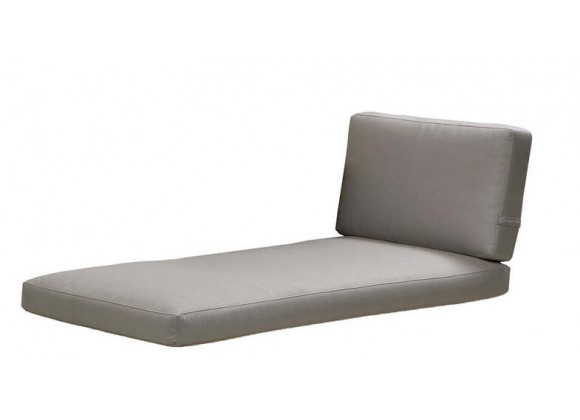 Cane-Line Connect Chaise Lounge Module Sofa Cushion Set Taupe