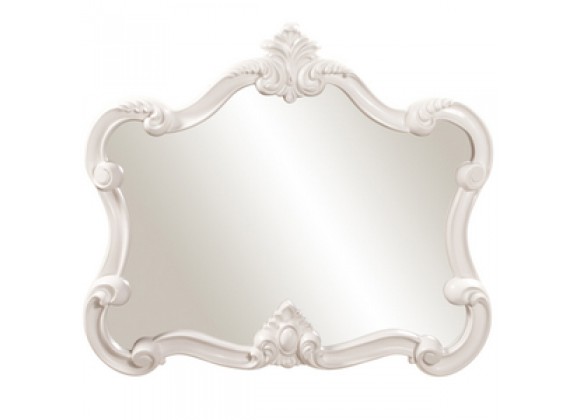 Howard Elliott Veruca Mirror - Glossy White