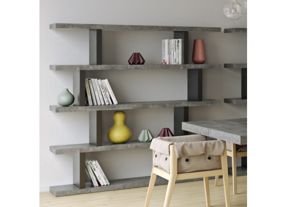 TemaHome Step High in Concrete Look & Pure Black - Lifestyle
