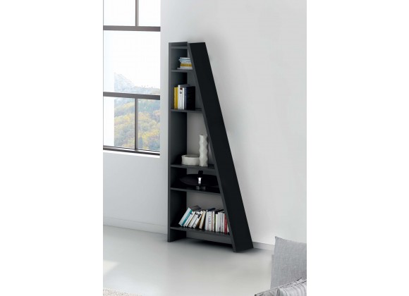 TemaHome Delta Shelving Unit 001 in Pure Black - Lifestyle