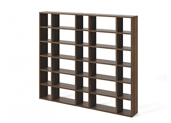 TemaHome Pombal Bookshelf Comp. 2011-055 in Walnut - Angled