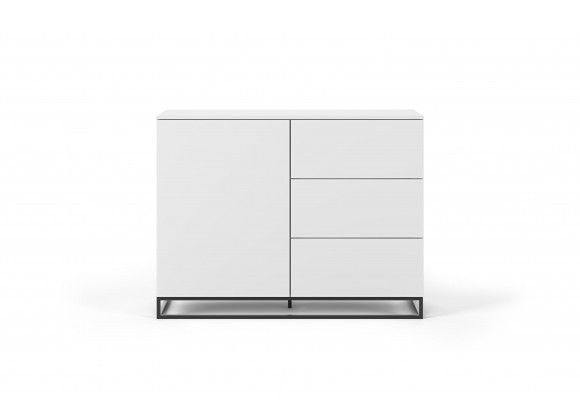 TemaHome Join 120H2 Wood Top With Sub-Base in Pure White - Front