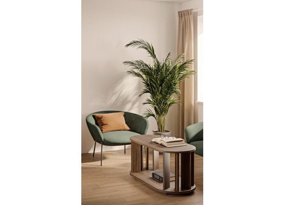 TemaHome Nora Coffee Table in Walnut - Lifestyle