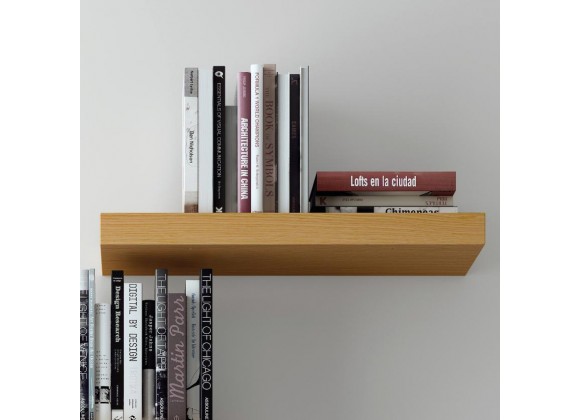 TemaHome Balda 60 Cm Hanging Wall Shelf in Oak - Lifestyle Front