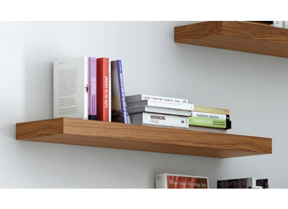TemaHome Balda 90 Cm Hanging Wall Shelf in Walnut - Lifestyle 3