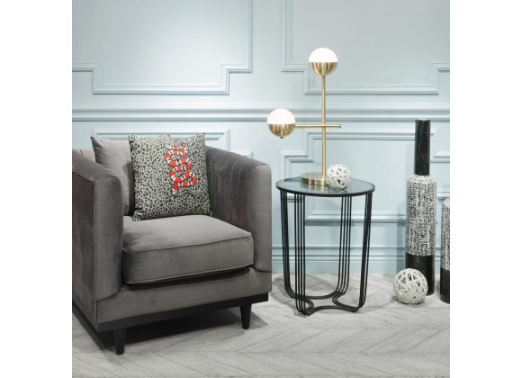 Zuo Modern Waterloo Table Lamp White And Bronze - Lifestyle