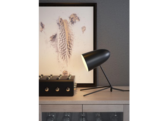 Zuo Modern Jamison Table Lamp Black - Lifestyle