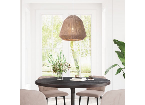 Zuo Modern Impala Ceiling Lamp Brown - Lifestyle 2