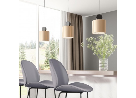Zuo Modern Myson Ceiling Lamp Gold And Black - Lifestyle
