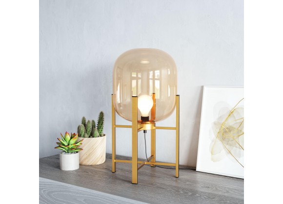 Zuo Modern Wonderwall Table Lamp Gold - Lifestyle