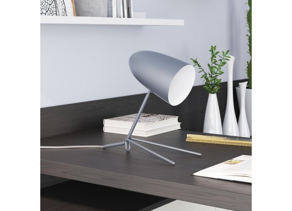 Zuo Modern Jamison Table Lamp Gray - Lifestyle 3