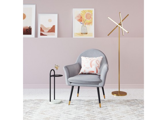 Zuo Modern Garza Floor Lamp Brass - Lifestyle