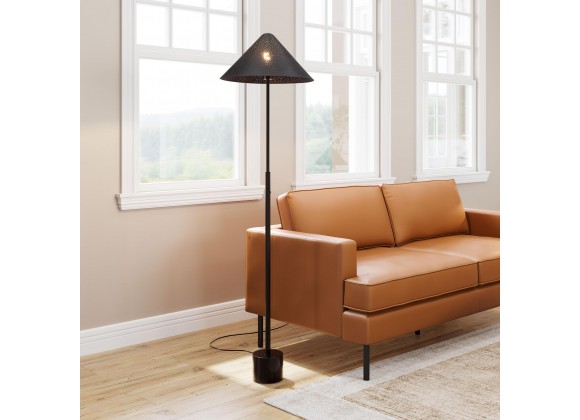 Zuo Modern Cardo Floor Lamp Bronze - Lifestyle