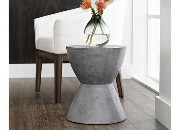 Logan End Table - Anthracite Grey - Lifestyle 