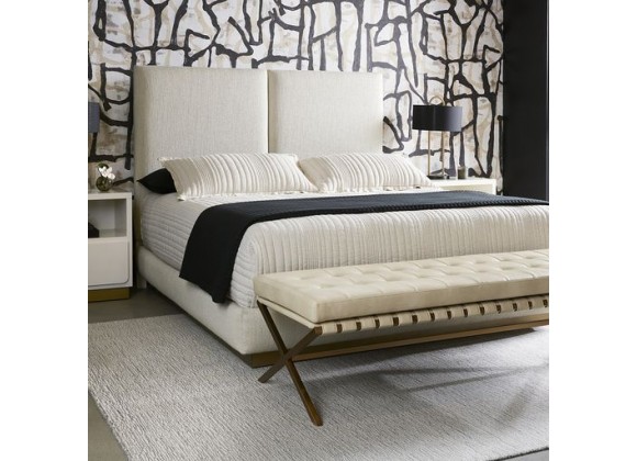 Sunpan Jenkins Bed King in Dazzle Cream - Lifestyle