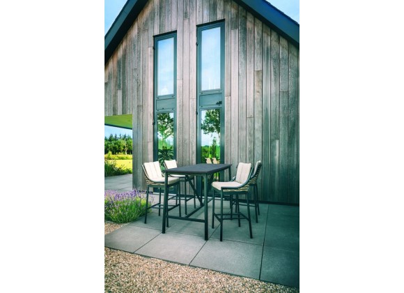 Alfresco Home Milou Gathering Chair | Cushions Inclusive - Set of Four - Lifestyle