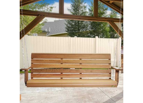 6-ft Porch Swing with Comfort Swing Springs -  Lifestyle