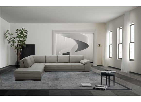 J&M Furniture 625 Italian Leather Sectional 