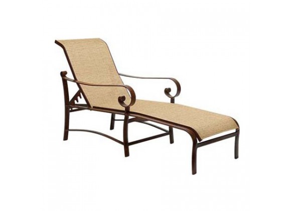 Woodard Belden Sling Adjustable Chaise Lounge