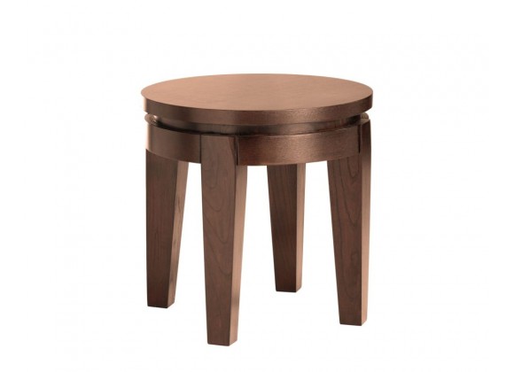 SUNPAN Asia End Table - Round, Frontview