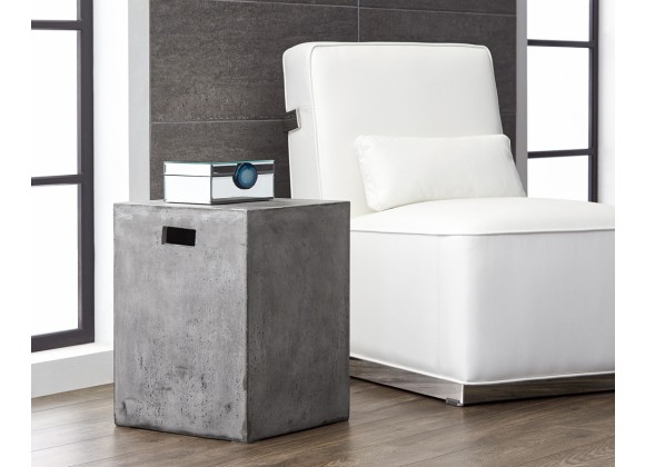 Castor End Table - Anthracite Grey - Lifestyle 2