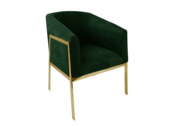 Bellini Modern Living Fame Arm Chair Blue, Green, Front Angle