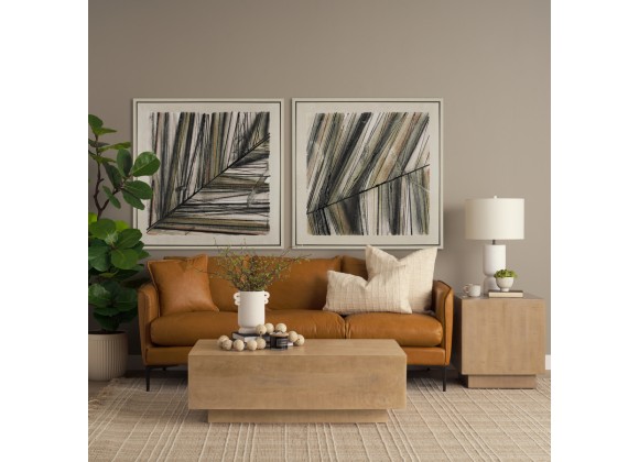 Mercana Hayden Light Brown Wood Rectangular Coffee Table