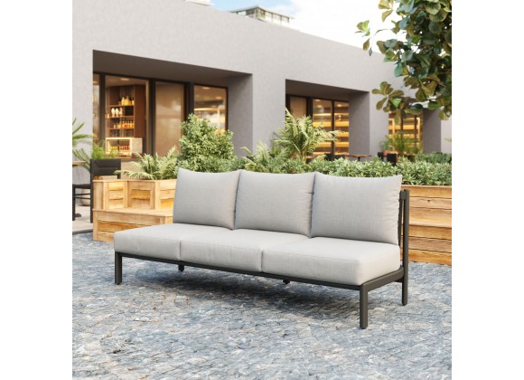 Zuo Modern Horizon Sofa in Gray - Lifestyle