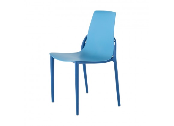 Papillon Stylish Dinning Chair - Pale Blue - Angled