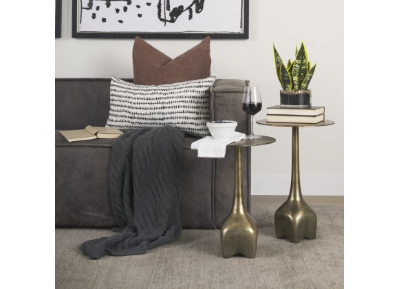 Mercana Risha Small Gold Metal Accent Table 7
