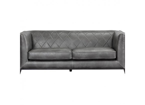 Sunpan Salvatore Sofa - Overcast Grey - Front Angle
