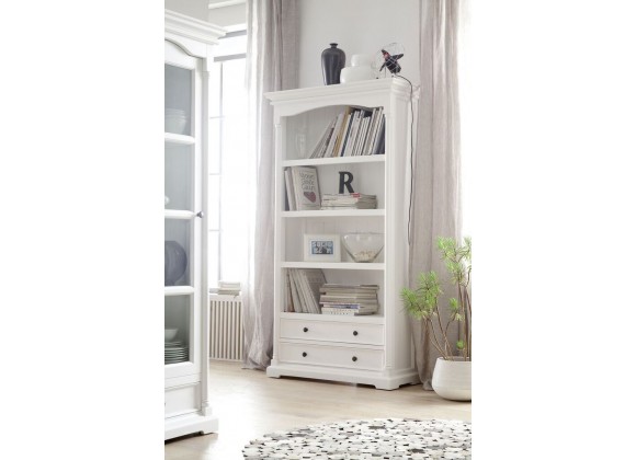 Provence Bookcase With Two Drawers - Lifestyle