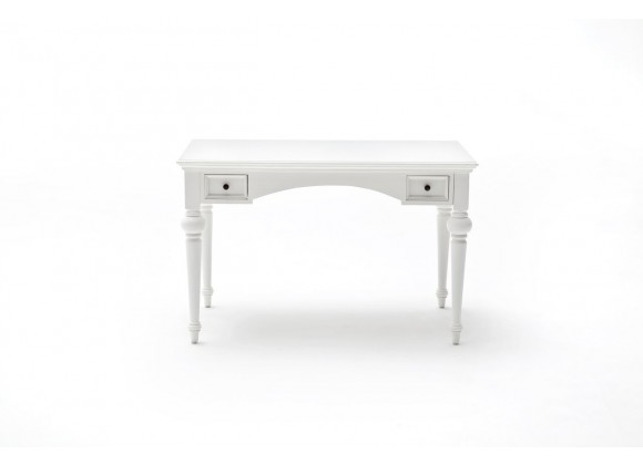 Nova Solo Provence Secretary Writing Desk With 2 Drawers - Front Angle